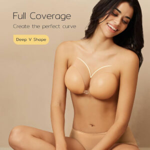 Silicone Adhesive Bra – Invisible Stick On Strapless Bra for Women