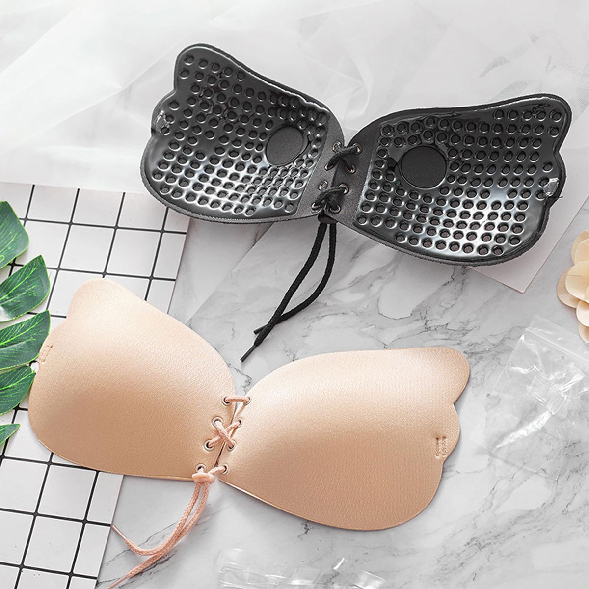 Self Adhesive Silicone Bra – Invisible Sticky Strapless Stick-On Bra for Women - Image 3