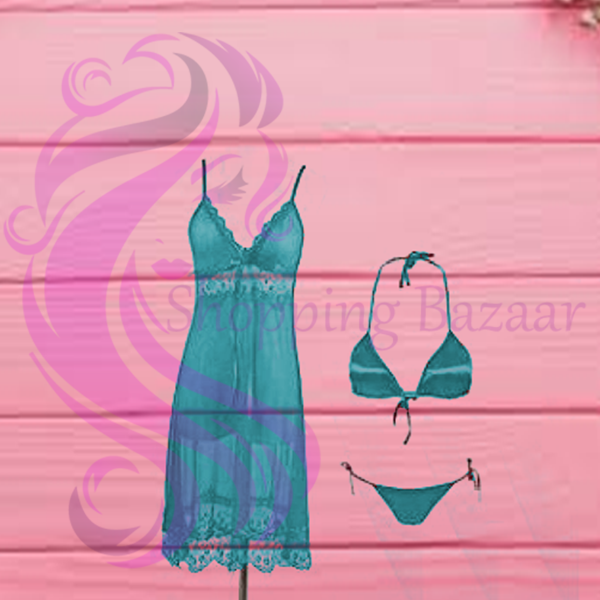Hot Transparent Nightwear Bikini Set Women | Best Shopping Site In Pakistan